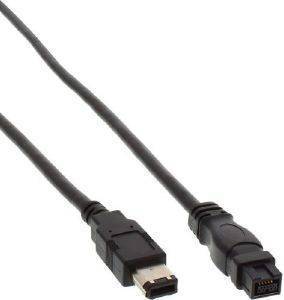 INLINE FIREWIRE CABLE 6-PIN TO 9-PIN 5M