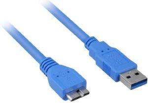 SHARKOON MICRO USB3.0 CABLE 2M BLUE