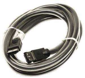 AKASA ESATA-E18-BKV2 EXTERNAL SATA DATA CABLE AKASA ESATA-E18-BKV2 EXTERNAL SATA DATA CABLE