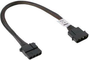 AKASA AK-CBPW02-30 4-PIN MOLEX PSU EXTENSION CABLE 30CM BLACK