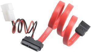 AKASA AK-CB050-40 SATA SLIMLINE CABLE MINI SATA TO SATA/MOLEX 40CM AKASA AK-CB050-40 SATA SLIMLINE CABLE MINI SATA TO SATA/MOLEX 40CM