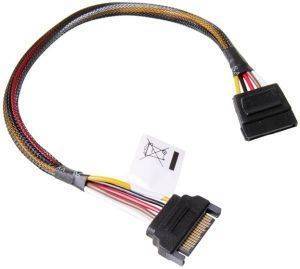 AKASA AK-CBPW04-30 SATA POWER EXTENSION 30CM AKASA AK-CBPW04-30 SATA POWER EXTENSION 30CM