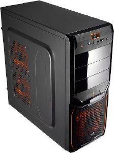 AEROCOOL V3X ADVANCE MIDI TOWER EVIL BLACK EDITION BLACK/ORANGE