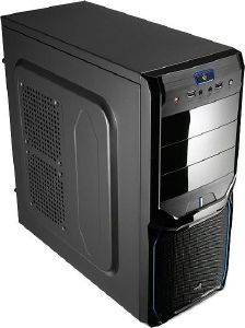 AEROCOOL V3X MIDI TOWER EVIL BLUE EDITION BLACK/BLUE AEROCOOL V3X MIDI TOWER EVIL BLUE EDITION BLACK/BLUE