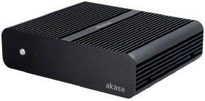 AKASA AK-ITX05-BK12 EULER FANLESS MINI ITX CASE WITH 120W PSU BLACK