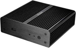 AKASA AK-ITX07M-BK NEWTON FANLESS UCFF CASE FOR NUC SYSTEMS BLACK OEM