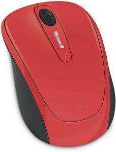 MICROSOFT GMF-00175 WIRELESS MOBILE MOUSE 3500 RED