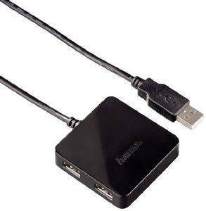 HAMA 12131 USB 2.0 HUB 1:4 BUS POWERED BLACK