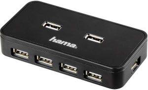 HAMA 39859 USB 2.0 HUB 1:7 BLACK