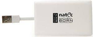 NATEC NCZ-0368 DRAGONFLY ALL IN ONE USB2.0 HUB WHITE