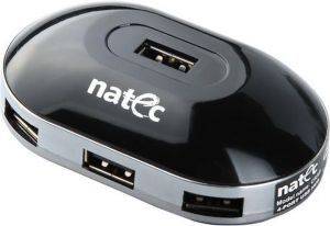 NATEC UH-CRA-B-USB2.0 CRAB 4-PORT USB2.0 HUB BLACK