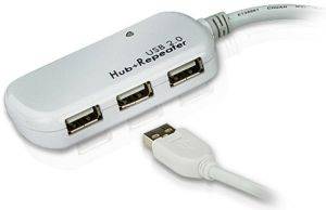ATEN UE2120H 4-PORT USB2.0 EXTENDER HUB 12M ATEN UE2120H 4-PORT USB2.0 EXTENDER HUB 12M