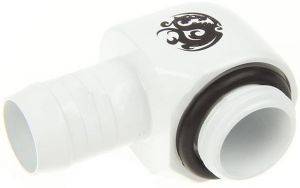 BITSPOWER FITTING ANGLE 1/4 INCH TO ID 10MM WHITE