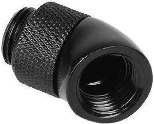 EK WATER BLOCKS ADAPTER 1/4 INCH 45 DEGREE - BLACK EK WATER BLOCKS ADAPTER 1/4 INCH 45 DEGREE - BLACK