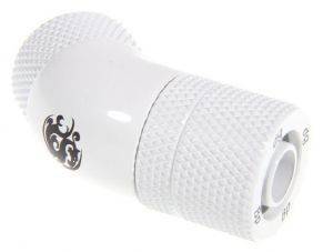 BITSPOWER CONNECTOR 45 DEGREE 1/4 TO 11/8MM ROTATING WHITE