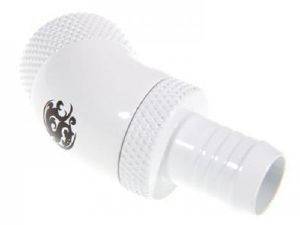 BITSPOWER FITTING 45 DEGREE 1/4 INCH TO ID 10MM ROTATING WHITE