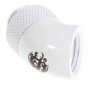 BITSPOWER ROTARY 1/4 TO IG 1/4 INCH 45 DEGREE, ROTATING WHITE BITSPOWER ROTARY 1/4 TO IG 1/4 INCH 45 DEGREE, ROTATING WHITE