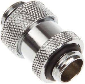 BITSPOWER 1/4 INCH ADJUSTABLE AQUAPIPE II (22-31MM) SHINY SILVER