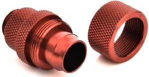 BITSPOWER CONNECTOR 1/4 INCH TO 16/13MM BLOOD RED BITSPOWER CONNECTOR 1/4 INCH TO 16/13MM BLOOD RED