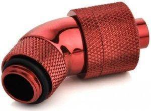 BITSPOWER CONNECTOR 45 DEGREE 1/4 INCH TO 16/10MM ROTATING BLOOD RED BITSPOWER CONNECTOR 45 DEGREE 1/4 INCH TO 16/10MM ROTATING BLOOD RED