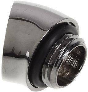 BITSPOWER ADAPTER 30 DEGREE 1/4 TO IG 1/4 INCH SHINY BLACK BITSPOWER ADAPTER 30 DEGREE 1/4 TO IG 1/4 INCH SHINY BLACK