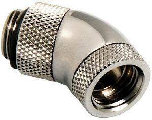 BITSPOWER ADAPTER 45 DEGREE 1/4 TO IG 1/4 INCH ROTATING SHINY BLACK BITSPOWER ADAPTER 45 DEGREE 1/4 TO IG 1/4 INCH ROTATING SHINY BLACK