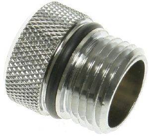 BITSPOWER EINLASS-ADAPTER TO IG 1/4 FOR EHEIM 1250 SHINY SILVER