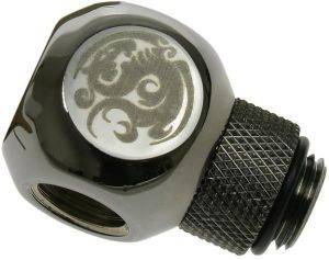 BITSPOWER Q-ADAPTER 1/4 TO 3X IG 1/4 INCH ROTATING SHINY BLACK