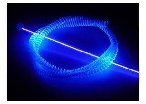 BITSPOWER UV-REACTIVE SMARTCOIL BEND PROTECTION 10MM ICE BLUE