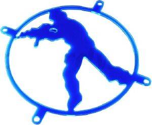 BITSPOWER 120MM UV-FAN GRID COUNTER ULTRA BLUE BITSPOWER 120MM UV-FAN GRID COUNTER ULTRA BLUE