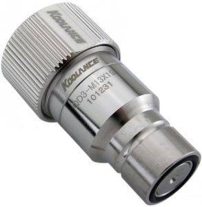 KOOLANCE QD3 MALE QUICK DISCONNECT NO-SPILL COUPLING, COMPRESSION FOR 13MM X 19MM (1/2IN X 3/4IN) 134032113