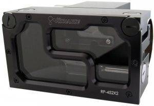 KOOLANCE RP-452X2 DUAL 5.25IN RESERVOIR FOR 1-2 PMP-450/S PUMPS, REV.2.0 BLACK