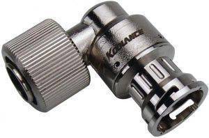 KOOLANCE VL3 QUICK DISCONNECT LOW-SPILL COUPLING, FEMALE ANGLE FOR 13MM X 16MM (1/2IN X 5/8IN)