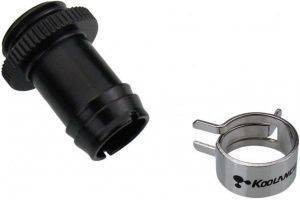 KOOLANCE FITTING SINGLE, BLACK BARB FOR ID 10MM (3/8IN) KOOLANCE FITTING SINGLE, BLACK BARB FOR ID 10MM (3/8IN)
