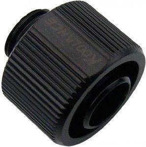KOOLANCE FITTING SINGLE, BLACK COMPRESSION FOR 13MM X 19MM (1/2IN X 3/4IN)
