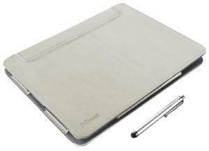 TRUST 18921 ELIGA ELEGANT FOLIO STAND WITH STYLUS FOR IPAD SAND