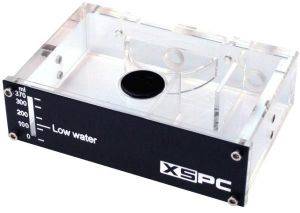 XSPC SINGLE BAY RESERVOIR FOR 5 1/4 INCH, ALU FRONT