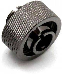 XSPC CONNECTOR 1/4 INCH TO 19/13MM - BLACK CHROME