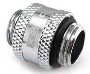 XSPC 10MM ADAPTER 2X 1/4 INCH CHROME