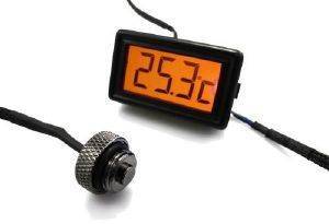 XSPC LCD TEMPERATURE SENSOR V2 + G1/4\'\' PLUG SENSOR ORANGE