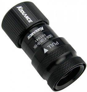 KOOLANCE QD3 NO-SPILL QUICK RELEASE FEMALE TO 16/10MM - BLACK KOOLANCE QD3 NO-SPILL QUICK RELEASE FEMALE TO 16/10MM - BLACK