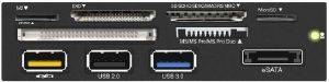 RAIDSONIC ICY BOX IB-868-B 3.5\'\' MULTI PORT FRONT PANEL CARD READER USB3.0/USB2.0/ESATA BLACK