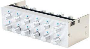 SCYTHE KQ02-SL KAZE Q12 12-CHANNEL FAN CONTROLLER SILVER SCYTHE KQ02-SL KAZE Q12 12-CHANNEL FAN CONTROLLER SILVER