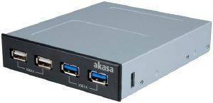 AKASA AK-ICR-12 INTERCONNECT S USB3.0/USB2.0 PANEL 3.5\'\' BLACK