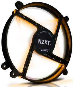 NZXT FS-200 ENTHUSIAST SILENT CASE FAN ORANGE LED - 200MM
