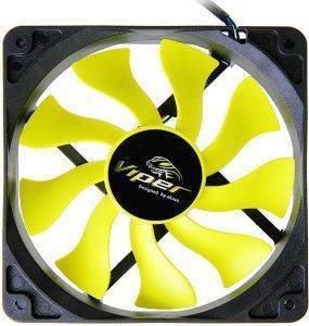 AKASA AK-FN059 VIPER PWM FAN 120MM YELLOW AKASA AK-FN059 VIPER PWM FAN 120MM YELLOW