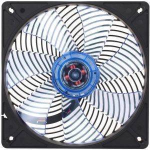 SILVERSTONE AP141-UV 140MM FAN UV TRANSPARENT BLUE