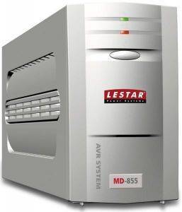 LESTAR 1966005380 UPS MD-855 800VA/480W AVR 3XIEC/1XIEC/PRINTER/USB RJ11 SILVER