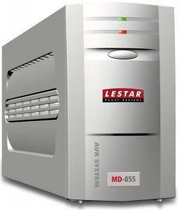 LESTAR 1966005380 UPS MD-855 800VA/480W AVR 3XIEC/1XIEC/PRINTER/USB RJ11 SILVER LESTAR 1966005380 UPS MD-855 800VA/480W AVR 3XIEC/1XIEC/PRINTER/USB RJ11 SILVER