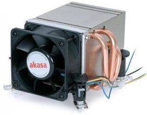 AKASA AK-CC9101BP01 LOW PROFILE CPU COOLER FOR INTEL LGA775/LGA115X/LGA1366 60MM PWM FAN